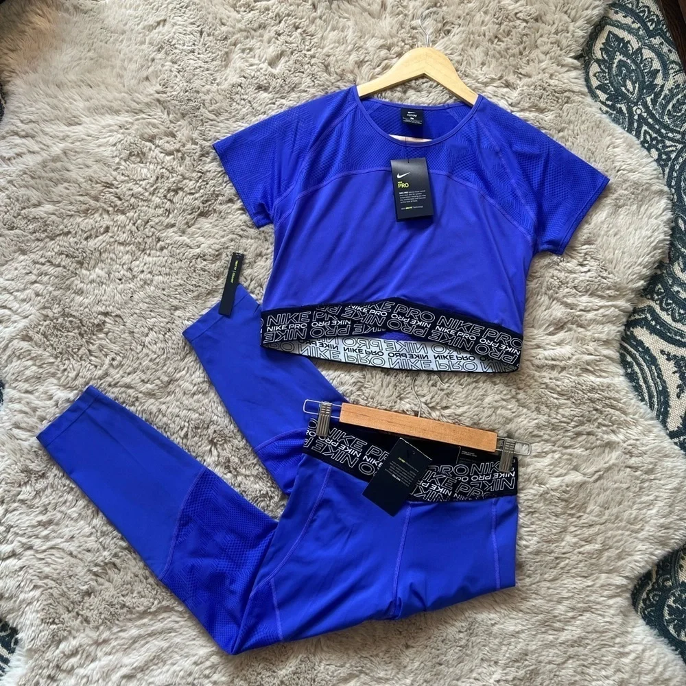 NWT Nike Pro Dri-Fit Crop Top size L